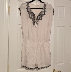 Black and White Anthropologie Romper
